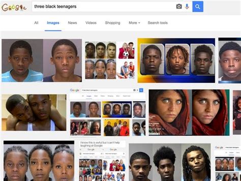 three black teenagers|'Three black teenagers' Google search sparks outrage .